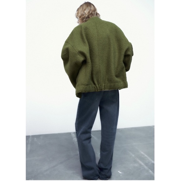 Zara Jackets & Coats Zara Textured Bomber Jacket Poshmark